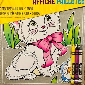 🖍 (3/$20) CRAYOLA GLITTER POSTER SET 🖍